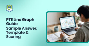 PTE Line Graph Guide: Sample Answer, Template & Scoring