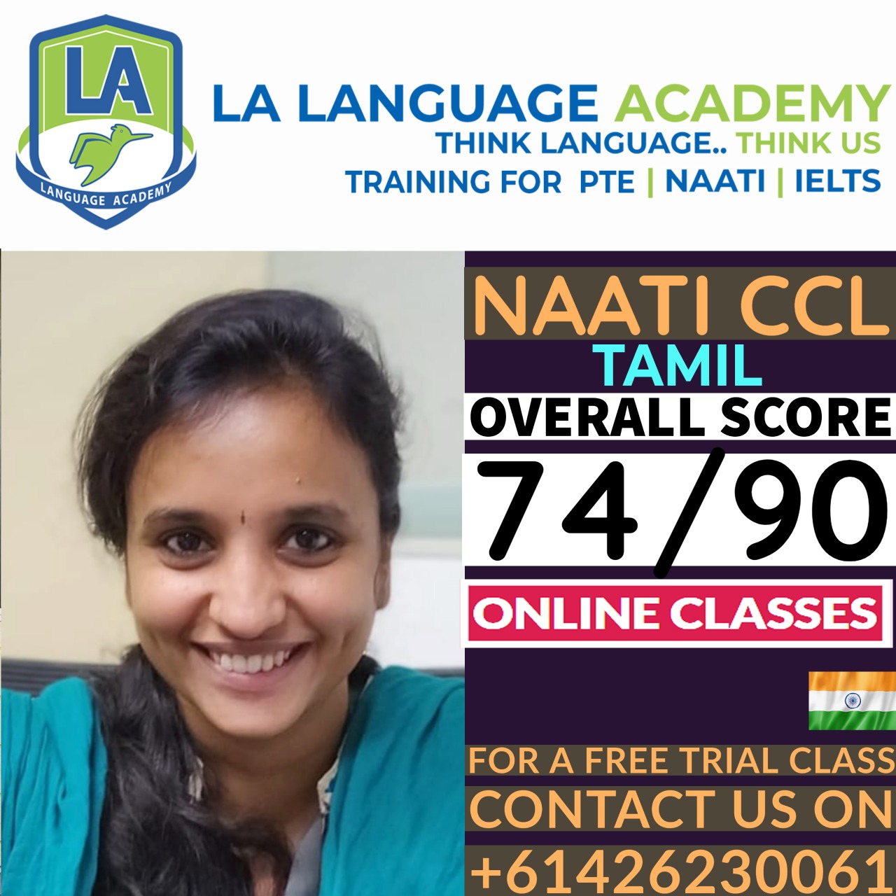NAATI CCL Tamil Scorecard